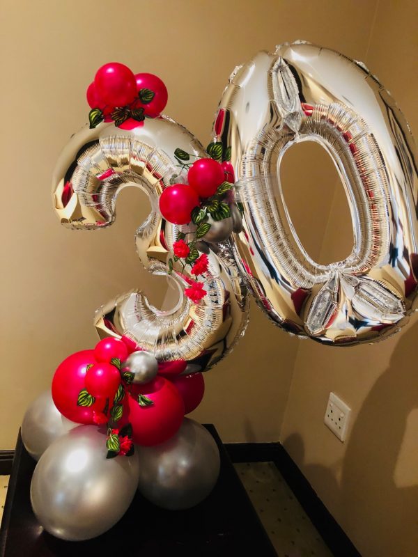 Balloon Number Bouquet - Double Digit - Image 2