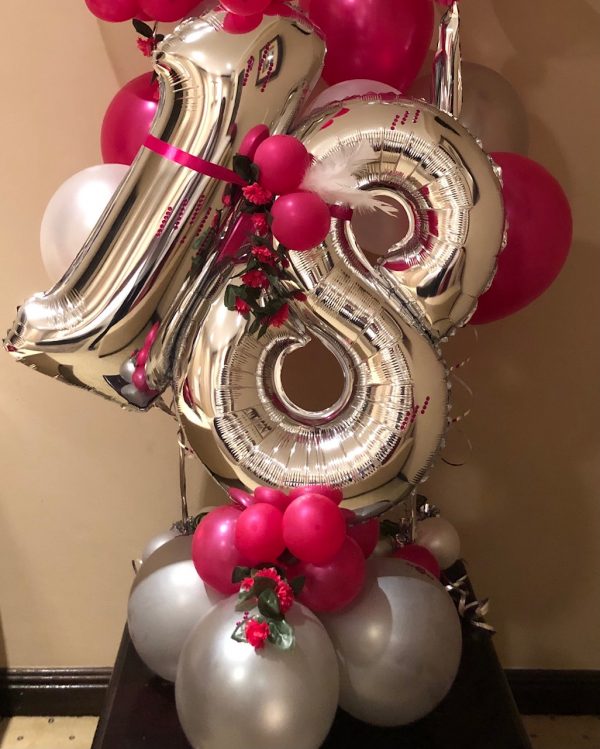 Balloon Number Bouquet - Double Digit - Small base - Image 2